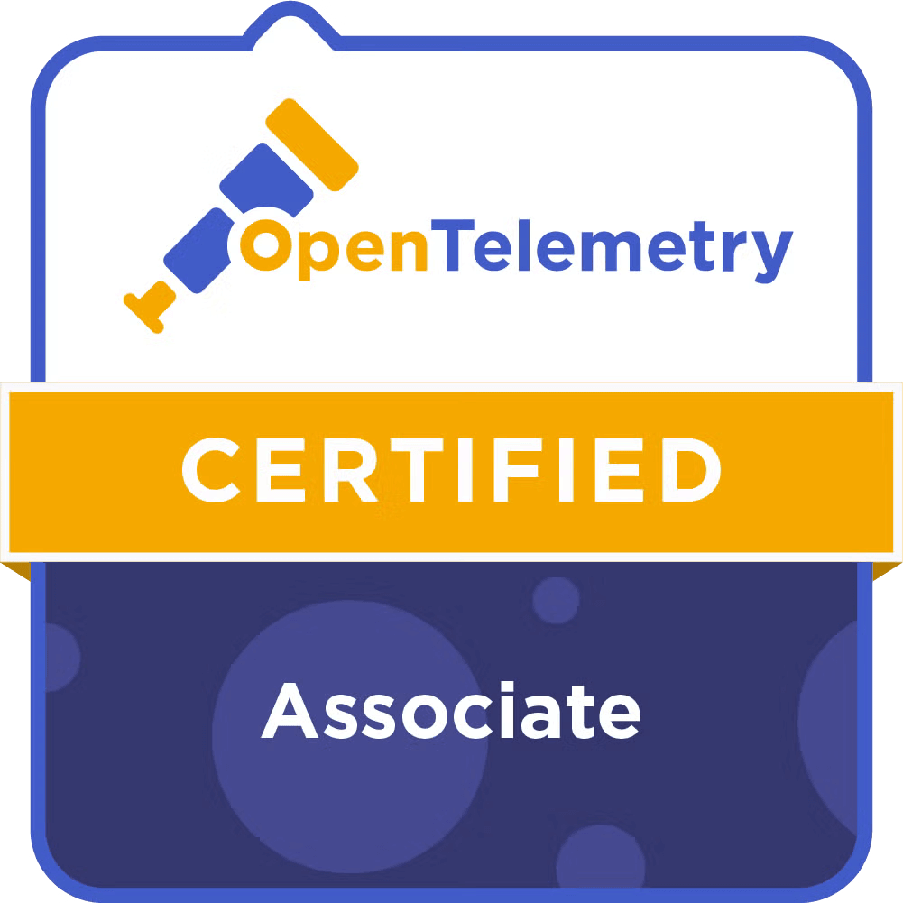 OpenTelemetry Certified Associate (OTCA) Logo - Voucher & Coupon